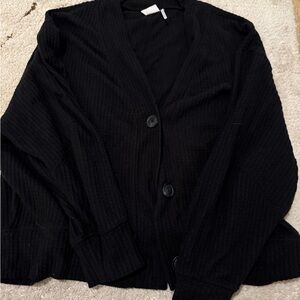 SOLD-Urban Outfitters Black Ribbed Cardigan